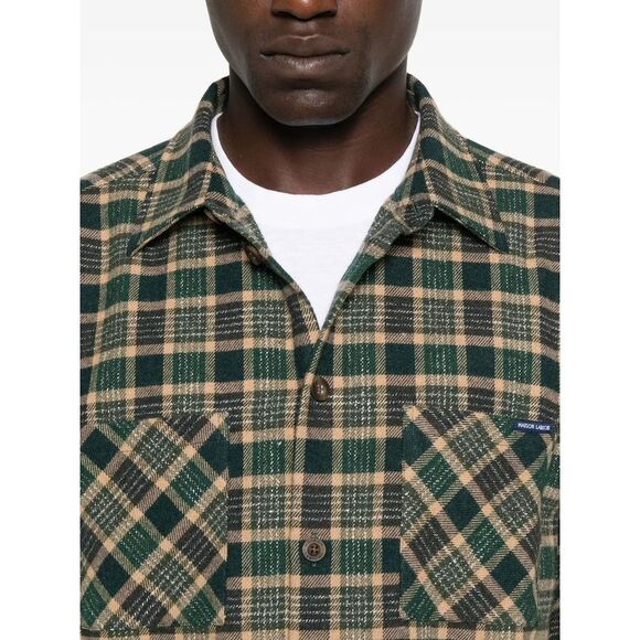 Maison Labiche Green Shirts Men